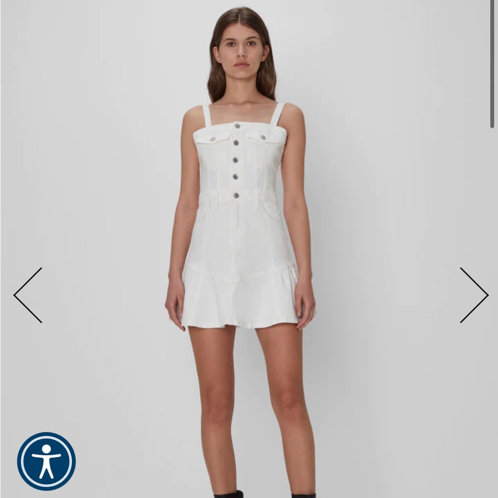 7 For all mankind white jean dress!